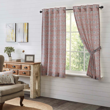 Kaila Floral Short Panel Set of 2 63x36 VHC Brands - The Fox Decor